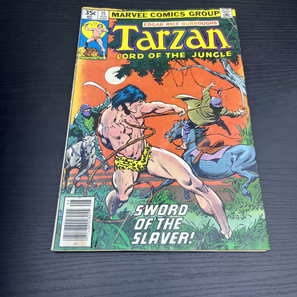 Tarzan‎ Lord of the Jungle #15 Marvel Comic Book 1978 SWORD OF THE SLAVER!
